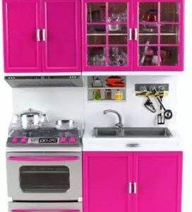 Pink Modern Kitchen Toy Set for Girls - 12 inches 950