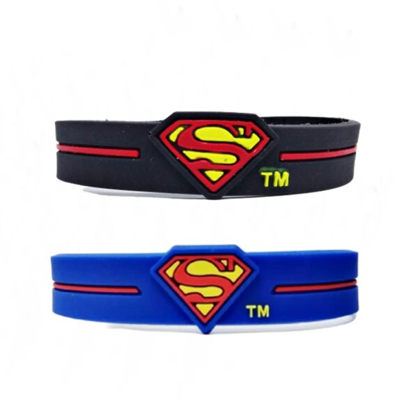 Pack of 2 Superman Band Bracelet