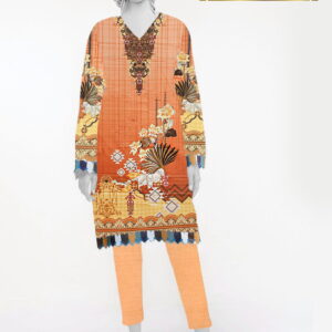 Buy Online 2Pcs Linen Staple Full Bazu Women Clothes in Pakistan