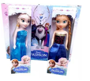 Disney Frozen Beautiful Anna and Elsa Doll Toys Set Pack of 2 With Premium Dress