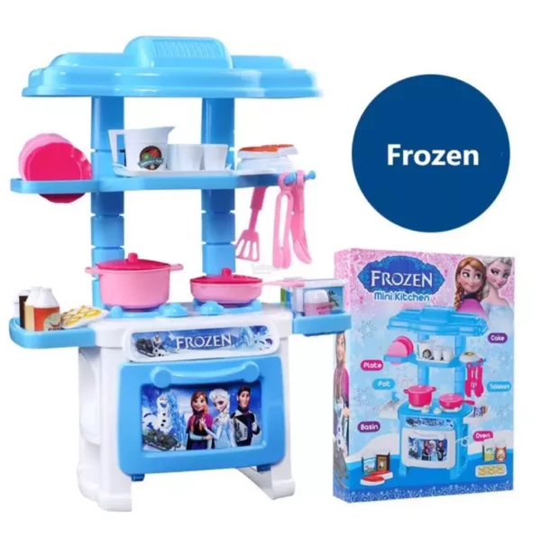 Kitchen Set for Kids Girls Boys - 32 Piece LittleChef Backpack Series Kitchen Cooking Toy Set with Accesssories Pretend Play Toys for Childrens
