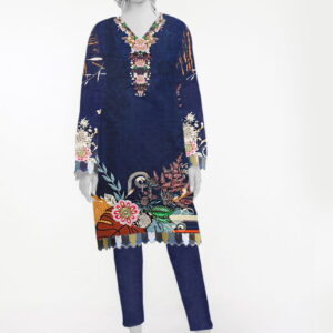 Staple Full Bazu - 2Pcs Linen Fabric Women Clothes in Pakistan