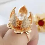 Flower Bloom Ring Open And Close